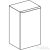 Geberit SMYLE SQUARE 36x32,6x60 cm-es 1 ajtós oldalsó szekrény,jobbos,hikoridió 500.359.JR.1