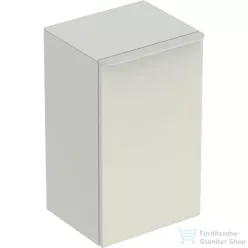   Geberit SMYLE SQUARE 36x32,6x60 cm-es 1 ajtós oldalsó szekrény,balos,fényes homokszürke 500.360.JL.1