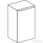 Geberit SMYLE SQUARE 36x32,6x60 cm-es 1 ajtós oldalsó szekrény,balos,fényes homokszürke 500.360.JL.1