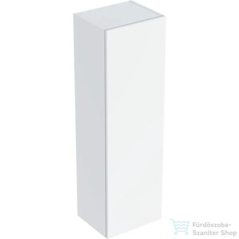 Geberit SMYLE SQUARE 36x29,9x118 cm-es 1 ajtós oldalsó félmagas szekrény,fényes fehér 500.361.00.1