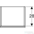 Geberit SMYLE SQUARE 36x29,9x118 cm-es 1 ajtós oldalsó félmagas szekrény,fényes fehér 500.361.00.1