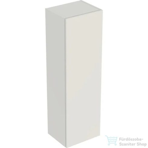 Geberit SMYLE SQUARE 36x29,9x118 cm-es 1 ajtós oldalsó félmagas szekrény,fényes homokszürke 500.361.JL.1