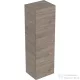 Geberit SMYLE SQUARE 36x29,9x118 cm-es 1 ajtós oldalsó félmagas szekrény,hikoridió 500.361.JR.1