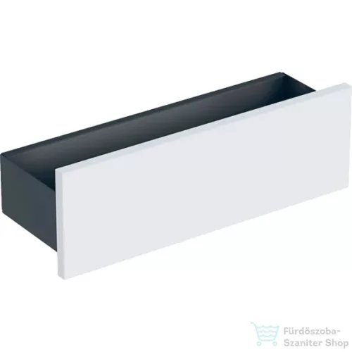 Geberit SMYLE SQUARE 45 cm-es fali polc,matt láva/fényes fehér 500.362.00.1