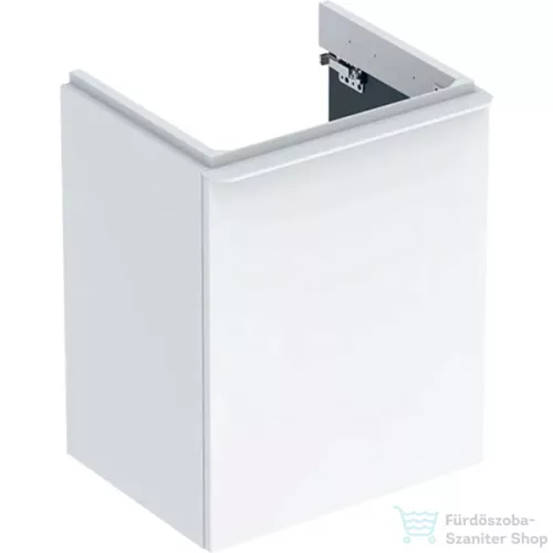 Geberit SMYLE SQUARE 49,2x40,6x61,7 cm-es 1 ajtós alsószekrény,balos,fényes fehér 500.364.00.1