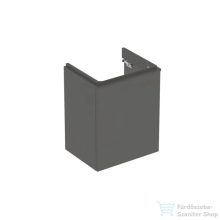   Geberit SMYLE SQUARE 49,2x40,6x61,7 cm-es 1 ajtós alsószekrény,balos,matt láva 500.364.JK.1