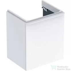   Geberit SMYLE SQUARE 53,6x43,3x61,7 cm-es 1 ajtós alsószekrény 500.259.01.1 mosdóhoz,jobbos,fényes fehér 500.365.00.1