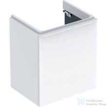   Geberit SMYLE SQUARE 53,6x43,3x61,7 cm-es 1 ajtós alsószekrény 500.259.01.1 mosdóhoz,balos,fényes fehér 500.366.00.1