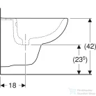 Geberit SELNOVA COMPACT fali bidé,fehér 500.368.01.7