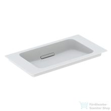   Geberit ONE 75x40 cm-es mosdó One bútorhoz csaplyuk-és túlfolyó nélkül,KeraTect mázzal,fényes fehér takarólappal,fehér 500.391.01.3