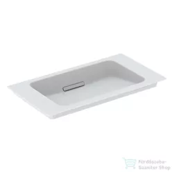   Geberit ONE 75x40 cm-es mosdó One bútorhoz csaplyuk-és túlfolyó nélkül,KeraTect mázzal,fényes fehér takarólappal,fehér 500.391.01.3