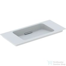   Geberit ONE 90x40 cm-es mosdó One bútorhoz csaplyuk-és túlfolyó nélkül,KeraTect mázzal,fényes fehér takarólappal,fehér 500.395.01.3