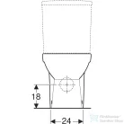 Geberit SELNOVA COMPACT vario kifolyású,perem nélküli mélyöblítéses monoblokkos wc,fehér 500.478.01.7