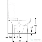 Geberit SELNOVA COMPACT vario kifolyású,perem nélküli mélyöblítéses monoblokkos wc,fehér 500.478.01.7