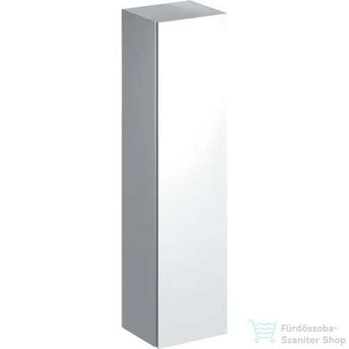 Geberit Xeno² 40x35,1x170 cm-es 1 ajtós oldalsó szekrény belső tükörrel,fényes fehér 500.503.01.1