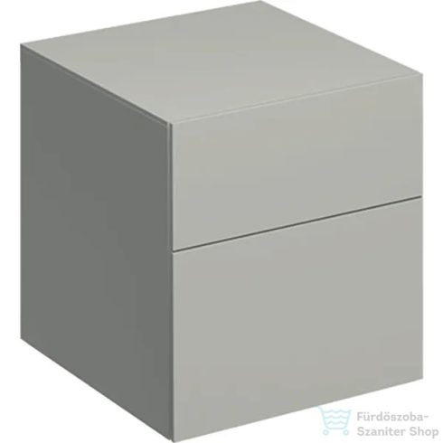 Geberit ICON 45x46,2x51 cm-es 2 fiókos oldalsó szekrény,matt szürke 500.504.00.1