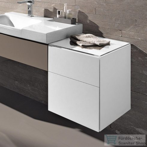 Geberit ICON 45x46,2x51 cm-es 2 fiókos oldalsó szekrény,fényes fehér 500.504.01.1