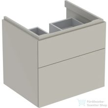  Geberit Xeno² 58x46,2 cm-es 2 fiókos alsószekrény mosdóhoz LED világítással,matt szürke 500.506.00.1