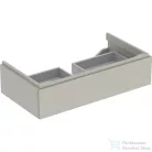 Geberit XENO² 88x46,2x22 cm-es 1 fiókos alsószekrény LED világítással,matt szürke 500.508.00.1