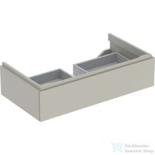   Geberit XENO² 88x46,2x22 cm-es 1 fiókos alsószekrény LED világítással,matt szürke 500.508.00.1