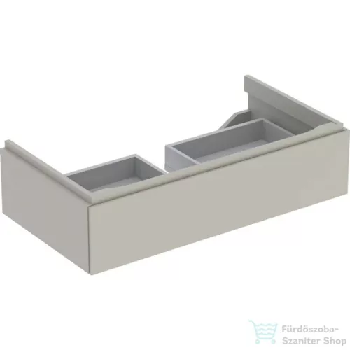 Geberit XENO² 88x46,2x22 cm-es 1 fiókos alsószekrény LED világítással,matt szürke 500.508.00.1