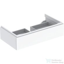   Geberit XENO² 88x46,2x22 cm-es 1 fiókos alsószekrény LED világítással,fényes fehér 500.508.01.1