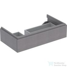   Geberit XENO² 88x46,2x22 cm-es 1 fiókos alsószekrény LED világítással,faerezetes szürke 500.513.43.1