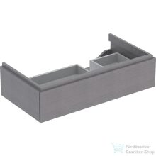   Geberit XENO² 88x46,2x22 cm-es 1 fiókos alsószekrény LED világítással,faerezetes szürke 500.514.43.1