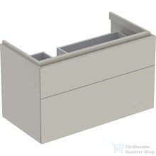   Geberit XENO² 88x46,2x53 cm-es 2 fiókos alsószekrény LED világítással,greige 500.515.00.1