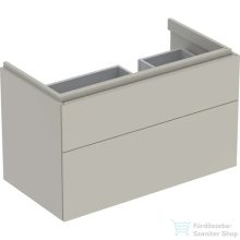   Geberit XENO² 88x46,2x22 cm-es 2 fiókos alsószekrény LED világítással,greige 500.516.00.1