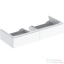   Geberit XENO² 117,4x46,2x22 cm-es 2 fiókos alsószekrény LED világítással,fényes fehér 500.517.01.1