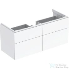   Geberit XENO² 117,4x46,2x53 cm-es 4 fiókos alsószekrény LED világítással,fényes fehér 500.518.01.1