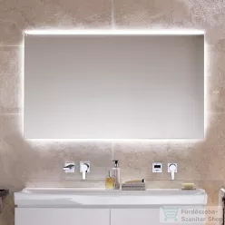   Geberit Xeno² 120x71 cm-es tükör LED világítással,szálcsiszolt alumínium 500.519.00.1
