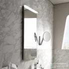 Geberit Xeno² 40x91 cm-es tükör LED világítással,szálcsiszolt alumínium 500.520.00.1
