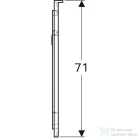 Geberit Xeno² 60x71 cm-es tükör LED világítással,szálcsiszolt alumínium 500.521.00.1