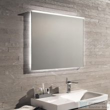   Geberit Xeno² 90x71 cm-es tükör LED világítással,szálcsiszolt alumínium 500.522.00.1