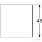 Geberit Xeno² 45x45 cm-es üveg takarólap,500.523.00.1