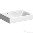 Geberit Xeno² 40x28 cm-es mosdó túlfolyó nélkül,bal oldali csaplyukkal,KeraTect mázzal,fehér 500.528.01.1