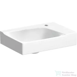   Geberit Xeno² 40x28 cm-es mosdó túlfolyó nélkül,jobb oldali csaplyukkal,KeraTect mázzal,fehér 500.529.01.1