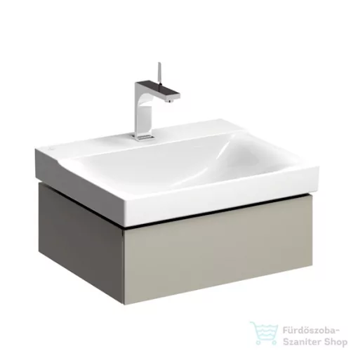 Geberit XENO² 60x48 cm-es mosdó túlfolyó nélkül,KeraTect mázzal,fehér 500.530.01.1