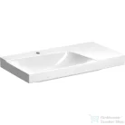 Geberit XENO² 90x48 cm-es mosdó jobb oldali pakolófelülettel,túlfolyó nélkül,KeraTect mázzal,fehér 500.533.01.1