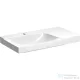 Geberit XENO² 90x48 cm-es mosdó jobb oldali pakolófelülettel,túlfolyó nélkül,KeraTect mázzal,fehér 500.533.01.1