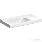 Geberit XENO² 90x48 cm-es mosdó jobb oldali pakolófelülettel,csaplyuk-és túlfolyó nélkül,KeraTect mázzal,fehér 500.534.01.1