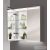 Geberit OPTION 90x70 cm-es kétajtós tükrös szekrény LED világítással,500.583.00.1