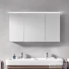 Geberit OPTION PLUS 120x70 cm-es 3 ajtós tükrös szekrény LED világítással,külső/belső tükörrel 500.592.00.1