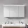 Geberit OPTION PLUS 120x70 cm-es 3 ajtós tükrös szekrény LED világítással,külső/belső tükörrel 500.592.00.1