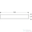 Geberit OPTION PLUS 120x70 cm-es 3 ajtós tükrös szekrény LED világítással,külső/belső tükörrel 500.592.00.1