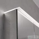 Geberit OPTION PLUS 120x70 cm-es 3 ajtós tükrös szekrény LED világítással,külső/belső tükörrel 500.592.00.1