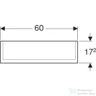 Geberit OPTION PLUS 60x70 cm-es 2 ajtós tükrös szekrény LED világítással,külső/belső tükörrel 500.593.00.1