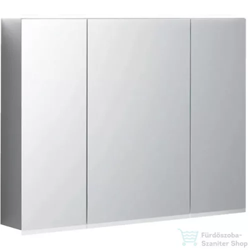 Geberit OPTION PLUS 90x70 cm-es 3 ajtós tükrös szekrény LED világítással,külső/belső tükörrel 500.594.00.1